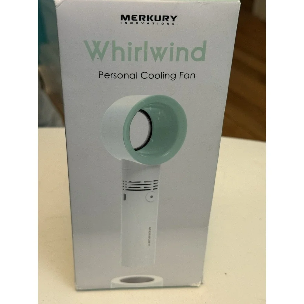 Merkury Innovations Whirlwind‎ Personal Cooling Fan, No Blades, Rechargeable